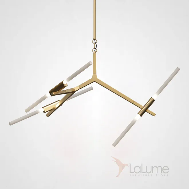 Люстра Агнес Chandelier Summer 6 Gold от ImperiumLoft