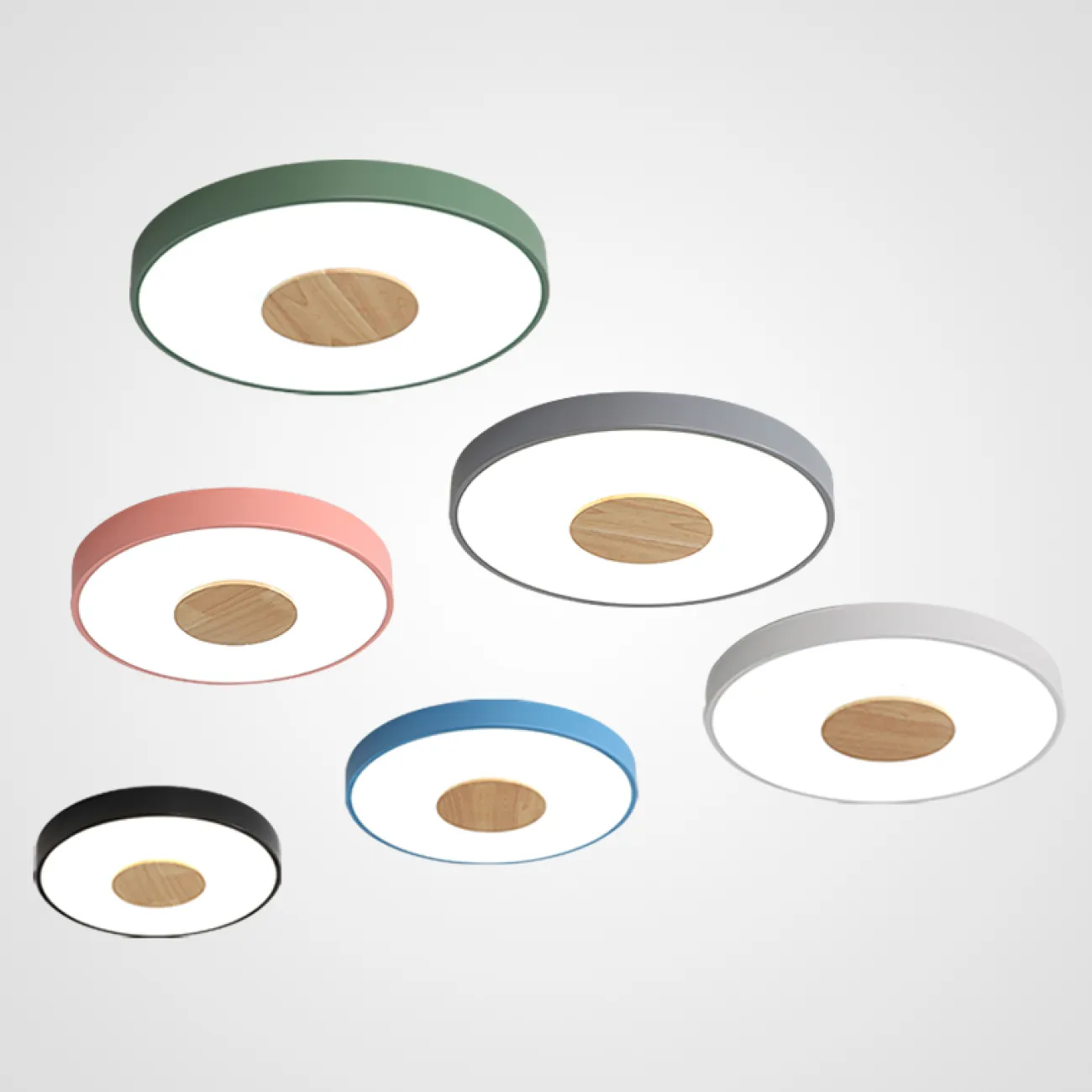 Потолочный светильник CENTRUM D50 Grey от ImperiumLoft