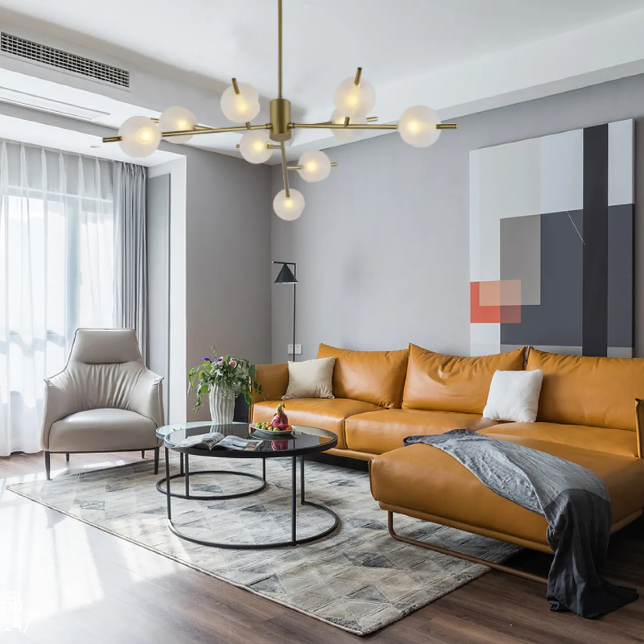 Люстра на штанге VIDE 9 от ImperiumLoft Люстра на штанге VIDE 9 от ImperiumLoft