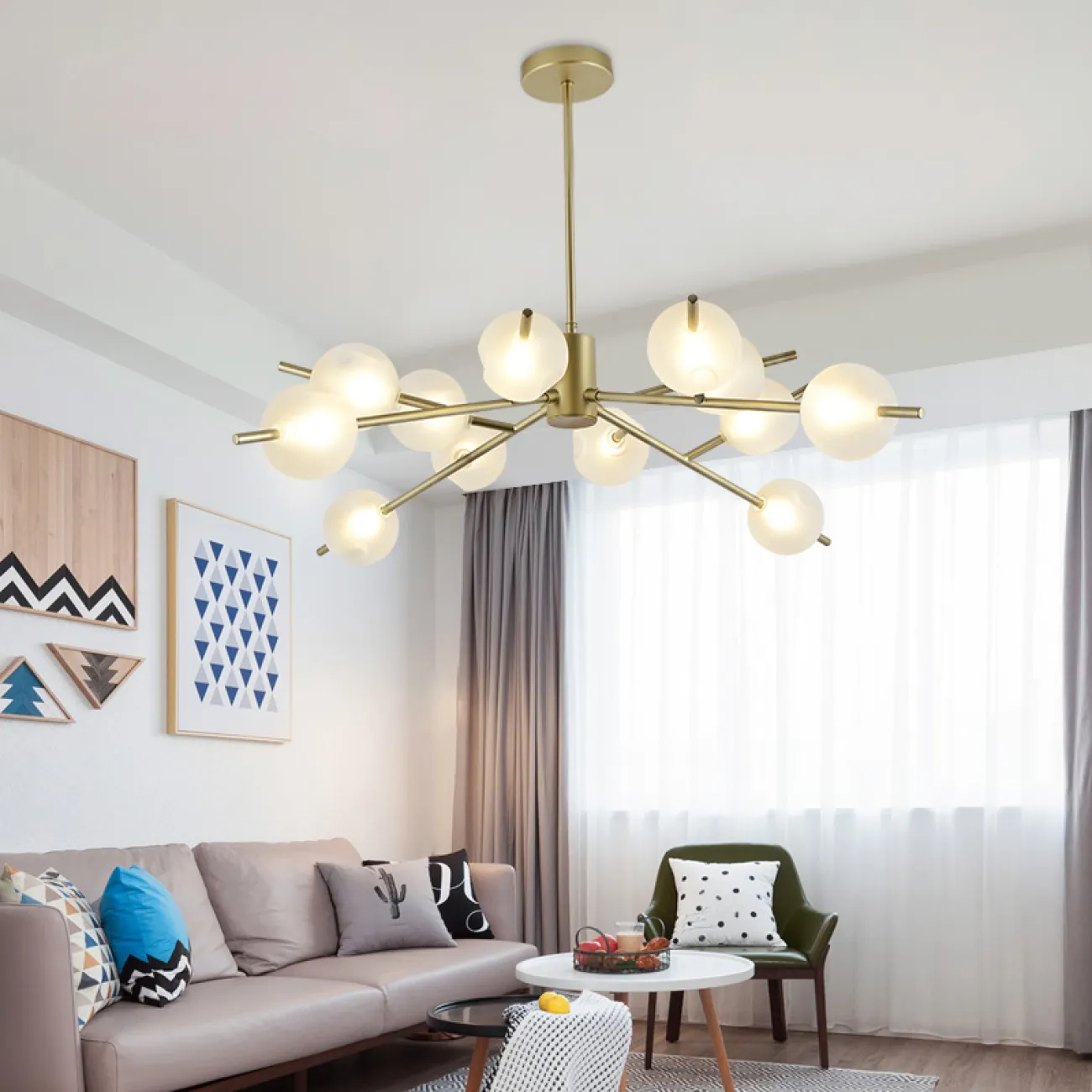 Люстра на штанге VIDE 12 от ImperiumLoft Люстра на штанге VIDE 12 от ImperiumLoft