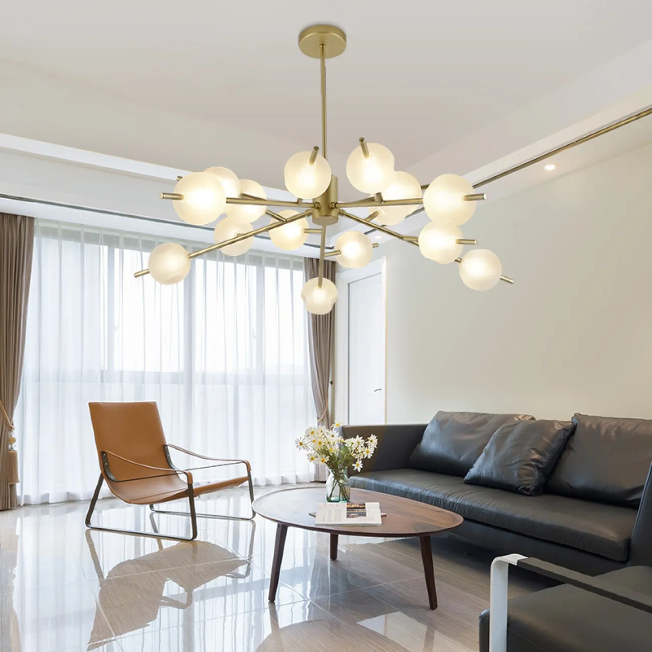 Люстра на штанге VIDE 15 от ImperiumLoft Люстра на штанге VIDE 15 от ImperiumLoft