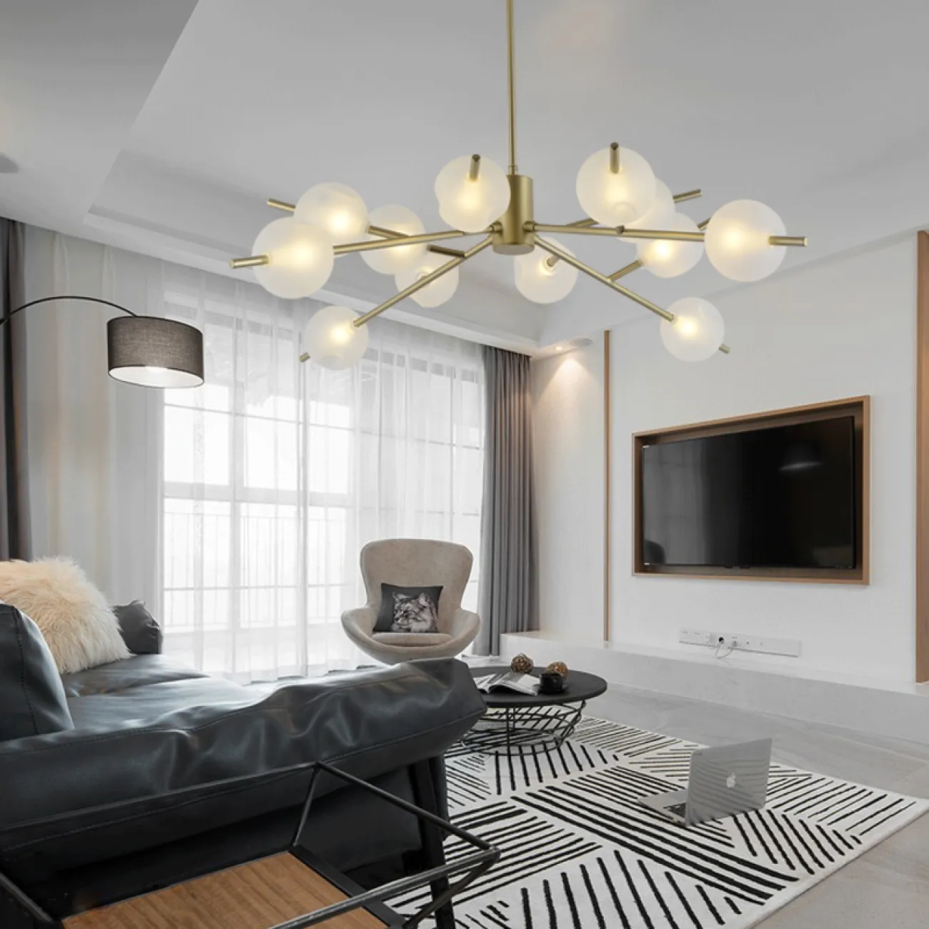 Люстра на штанге VIDE 12 от ImperiumLoft Люстра на штанге VIDE 12 от ImperiumLoft