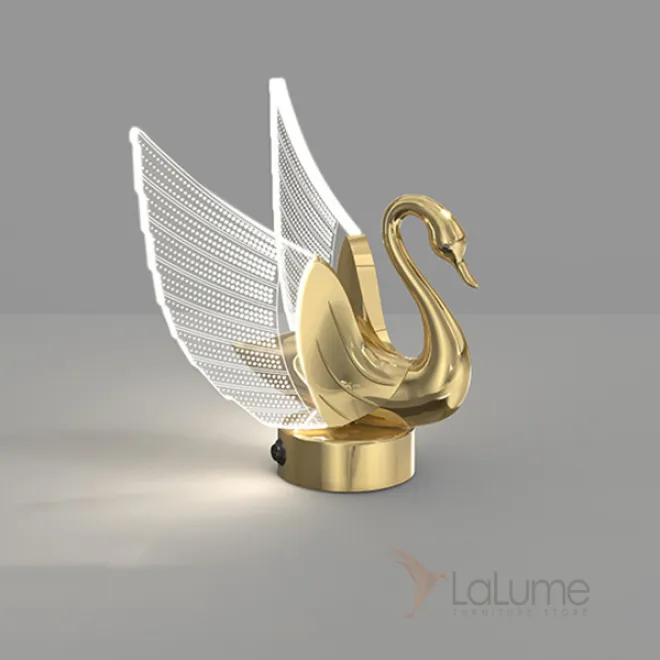 Настольная лампа BIRDIE TAB B Gold