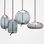 Подвесной светильник KNOT Small Gray glass Copper