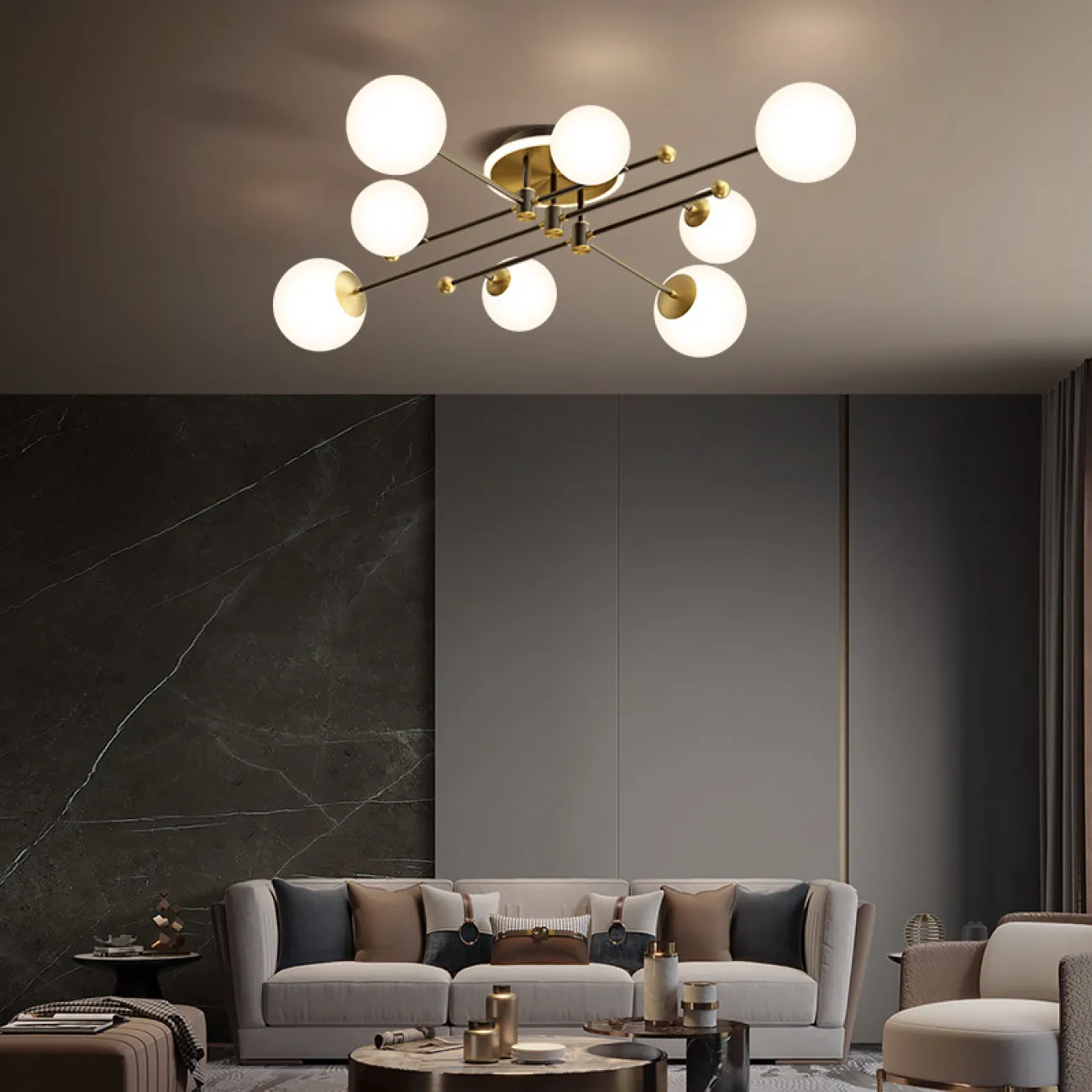 Потолочная люстра DANHILD L98 от ImperiumLoft Потолочная люстра DANHILD L98 от ImperiumLoft