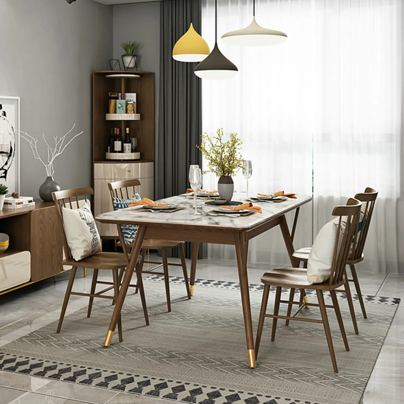 Стильный обеденный стул LaLume-TV00136 Стильный обеденный стул LaLume-TV00136