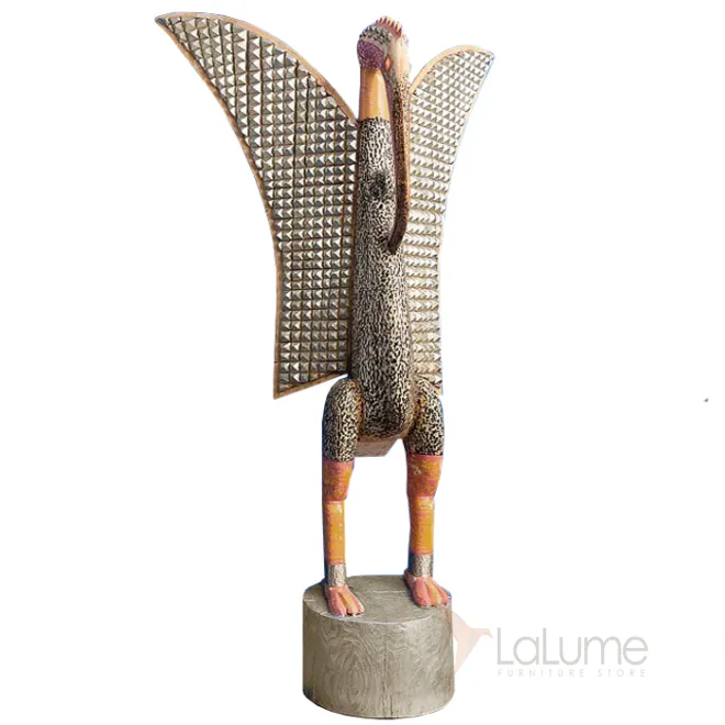 Птица племени Сенуфо Кот-д Ивуар ручная резьба от LaLume