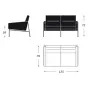 Диван 3300 series 2 seater designed by Arne Jacobsen		 in 1958 от LaLume