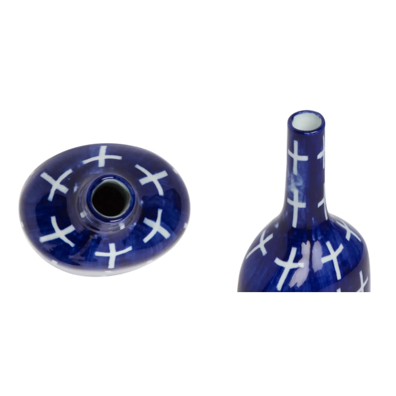 Ваза blue & white ornament Blue Bottle от LaLume