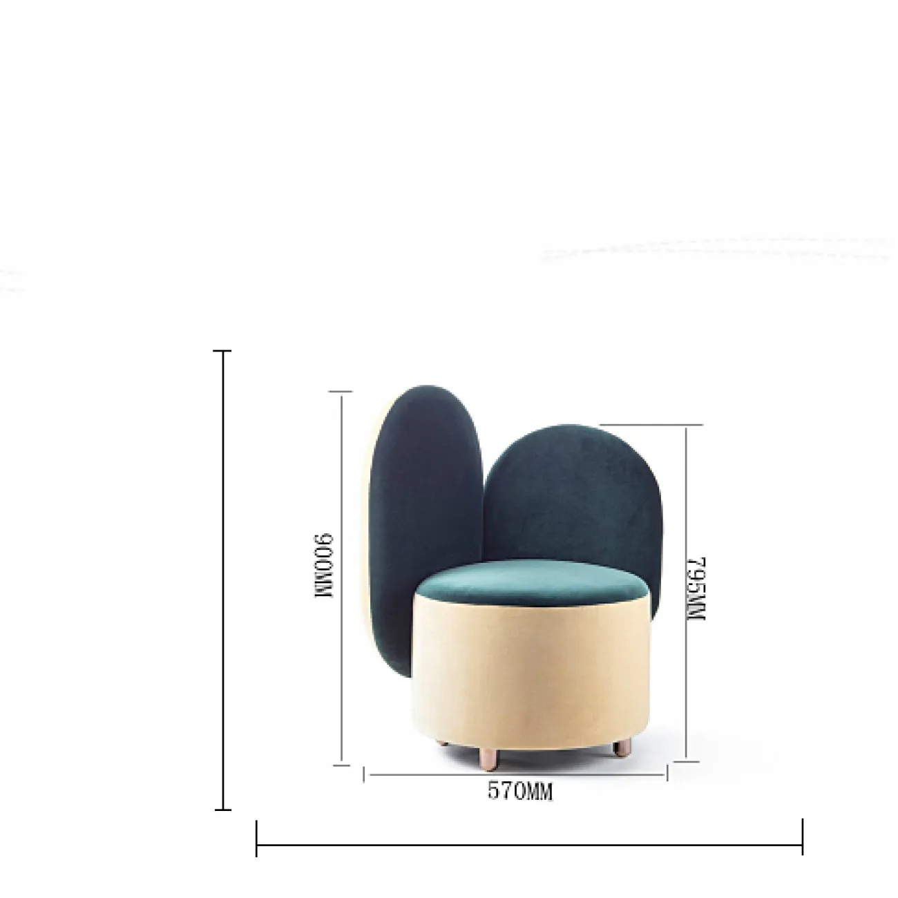 Дизайнерское кресло LaLume-KK00179