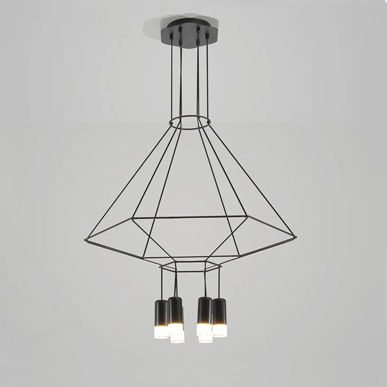 Серия геометрических трансформируемых потолочных светильников Vibi Серия геометрических трансформируемых потолочных светильников Vibi