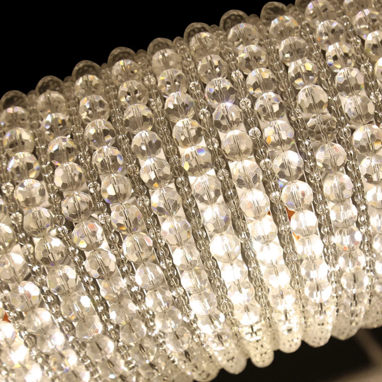 Подвесной светильник Crystal Halo D100 Silver от ImperiumLoft