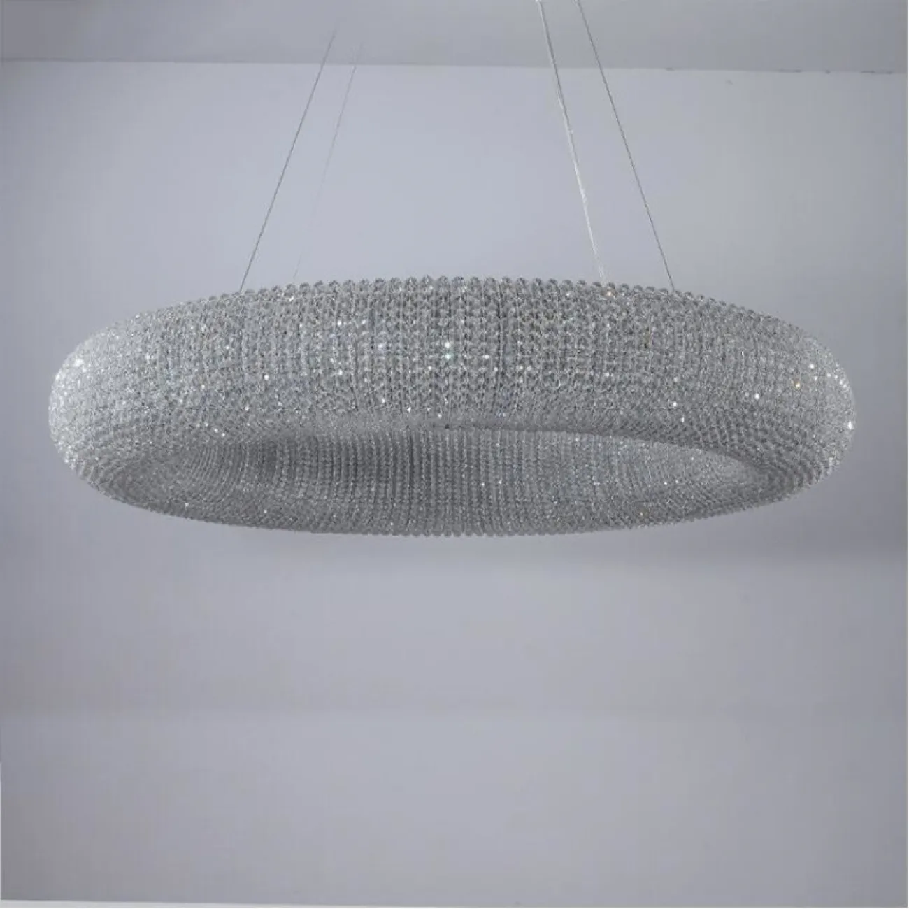 Подвесной светильник Crystal Halo D50 Gold от ImperiumLoft