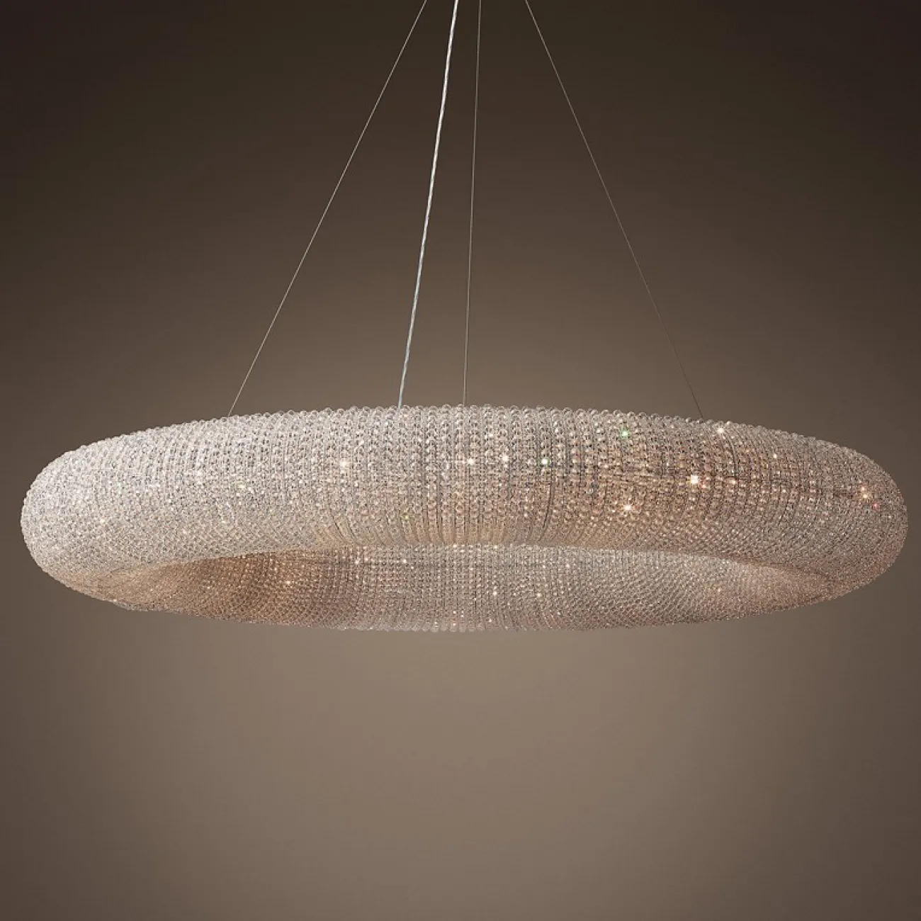 Подвесной светильник Crystal Halo D100 Silver от ImperiumLoft