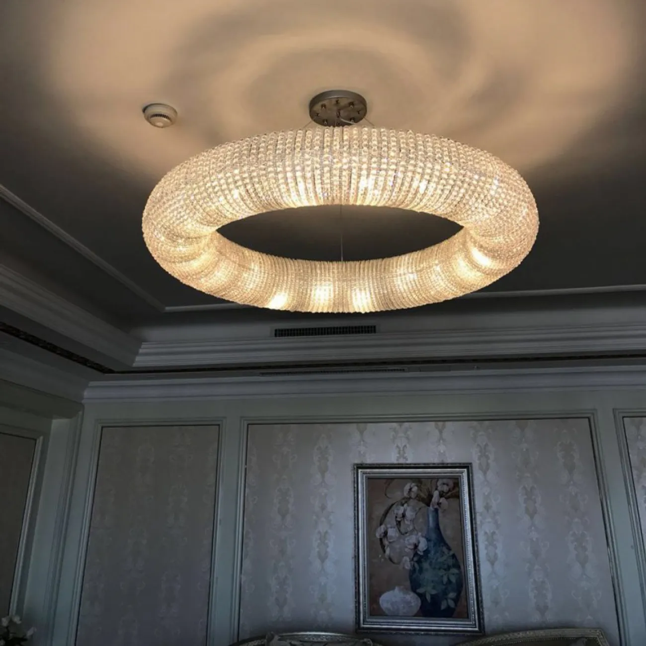 Подвесной светильник Crystal Halo D50 Gold от ImperiumLoft