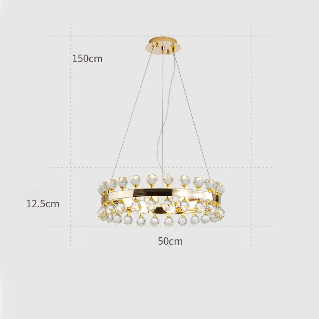 Подвесная люстра LUCERA 6 D50 от ImperiumLoft