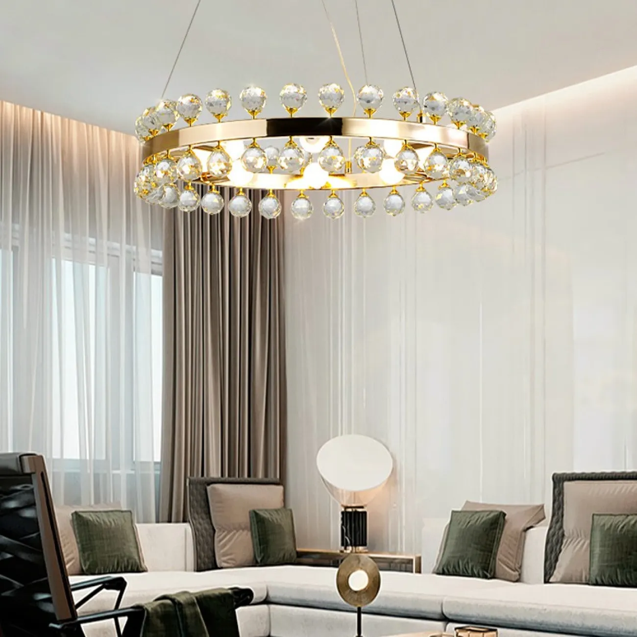 Подвесная люстра LUCERA 8 D60 от ImperiumLoft