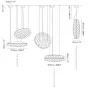 Люстра Prop Light Round Double от ImperiumLoft
