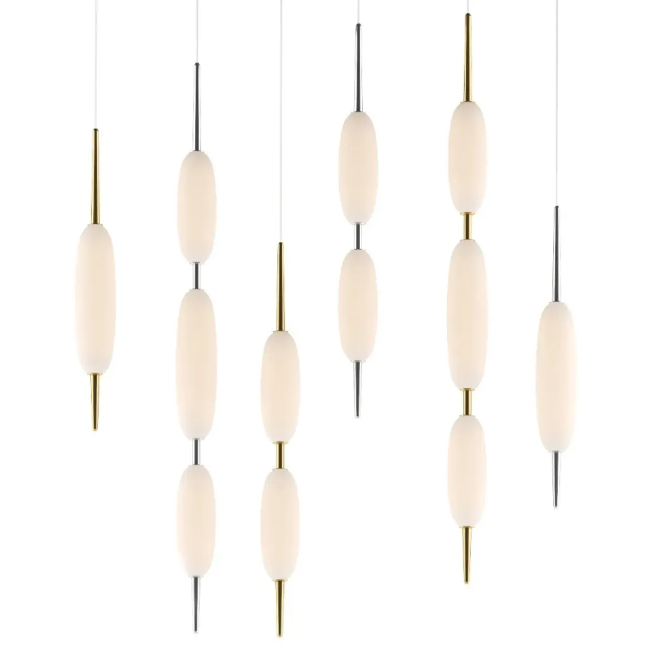 Подвесной светильник KAERDAG L2 Silver от ImperiumLoft