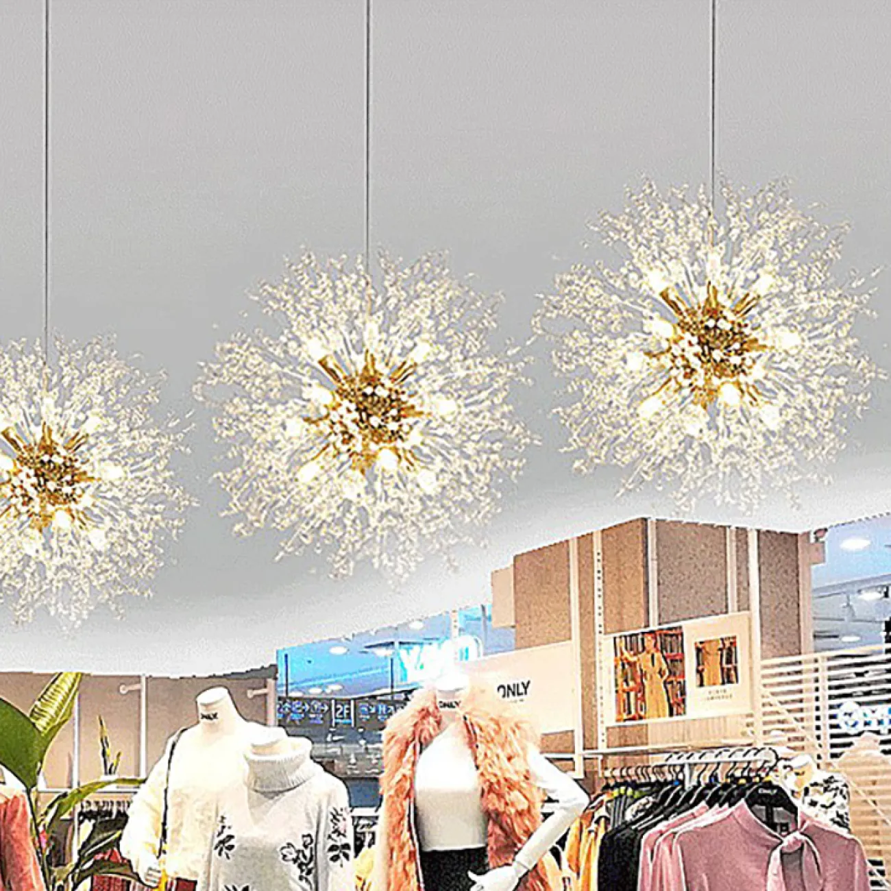 Подвесная люстра ROSALIA D50 Chrome от ImperiumLoft