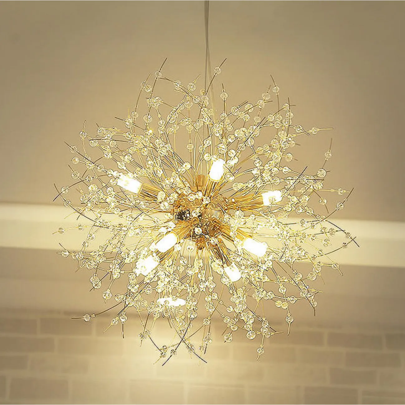 Подвесная люстра ROSALIA D55 Gold от ImperiumLoft