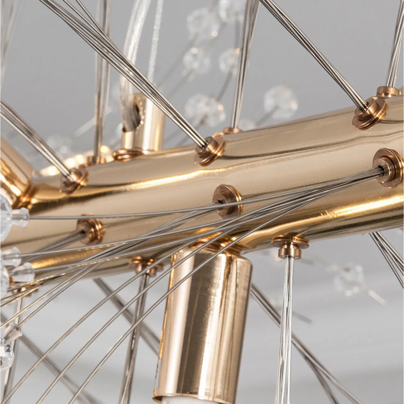 Подвесная люстра ROSALIA D55 Gold от ImperiumLoft