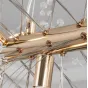 Подвесная люстра ROSALIA D55 Gold от ImperiumLoft