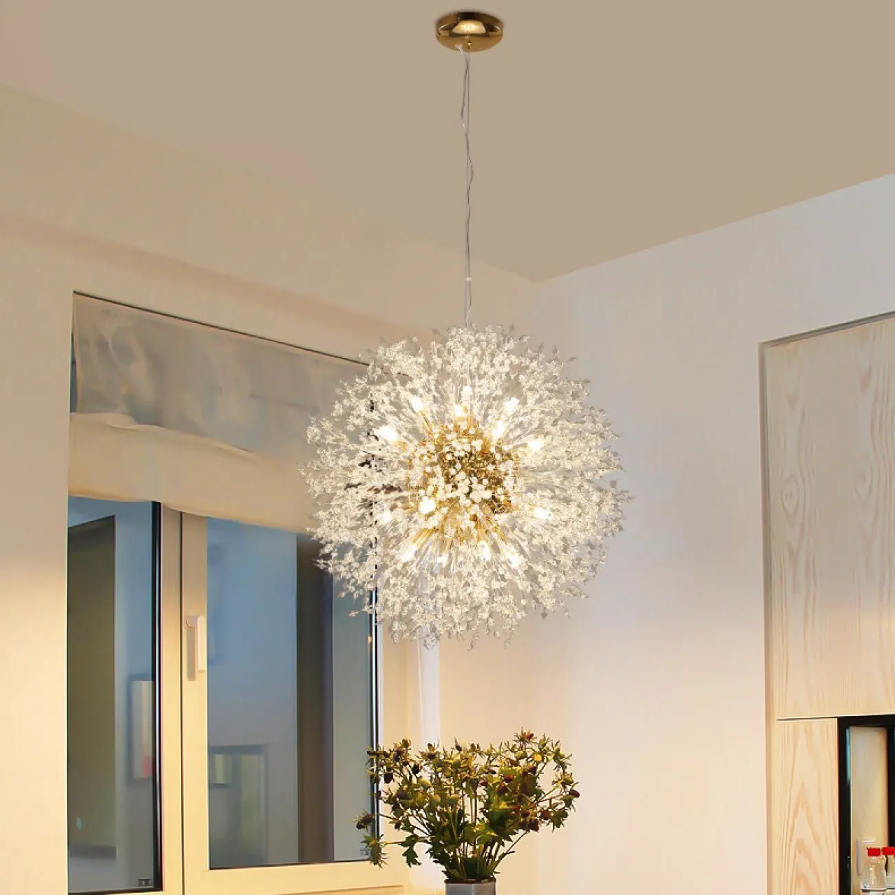 Подвесная люстра ROSALIA D50 Chrome от ImperiumLoft