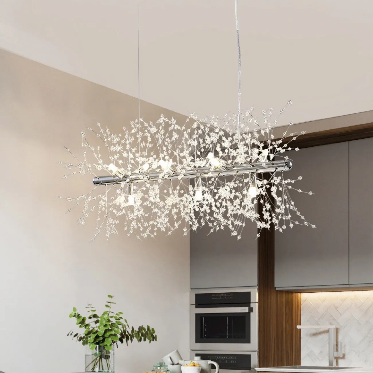 Подвесная люстра ROSALIA D55 Gold от ImperiumLoft