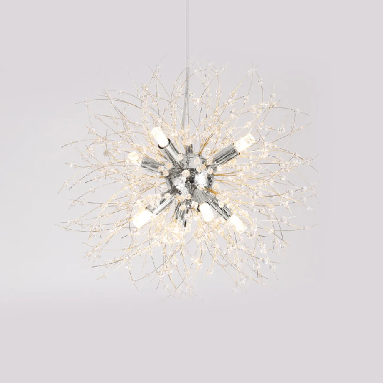 Подвесная люстра ROSALIA D50 Chrome от ImperiumLoft