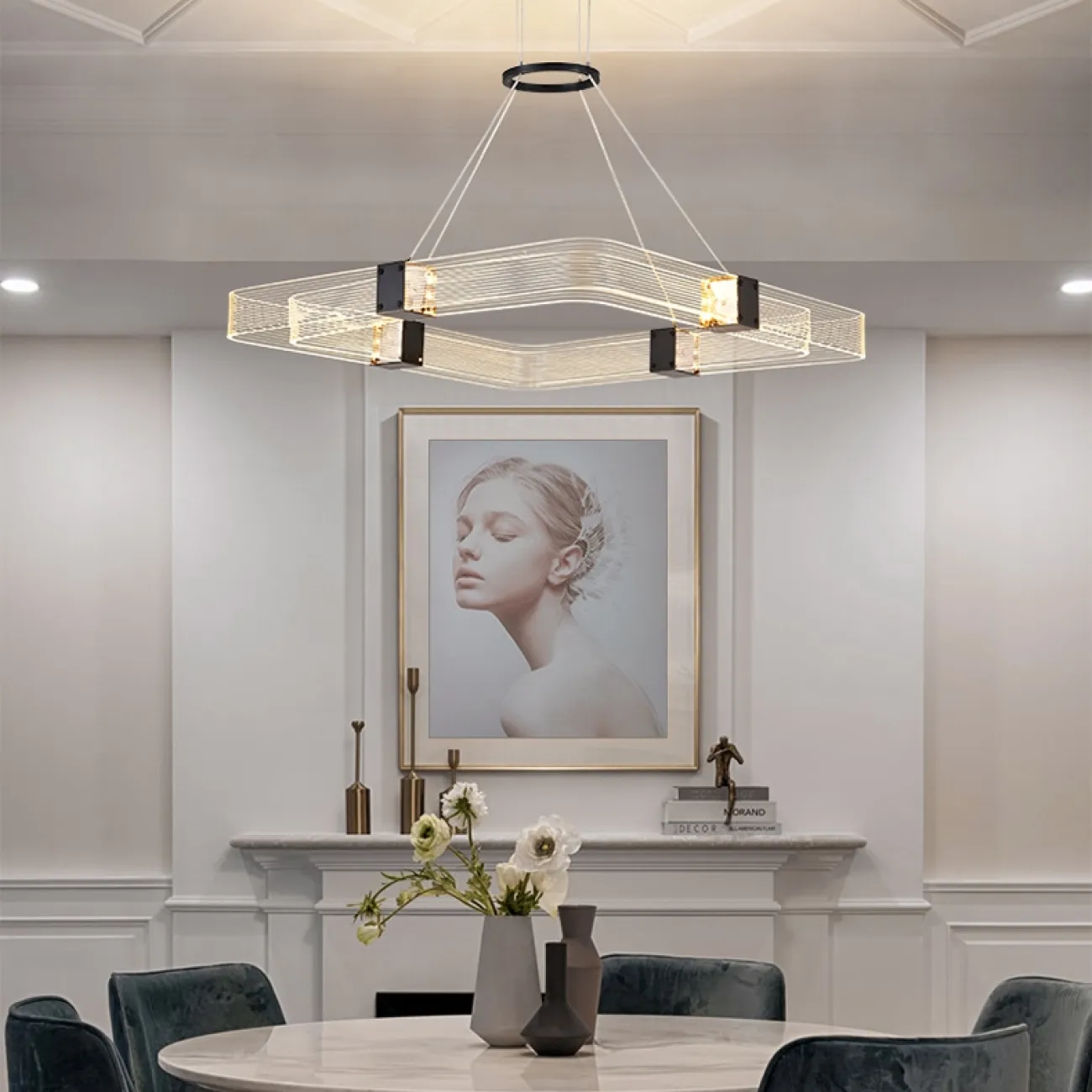 Люстра светодиодная SENSE POLYGON от ImperiumLoft