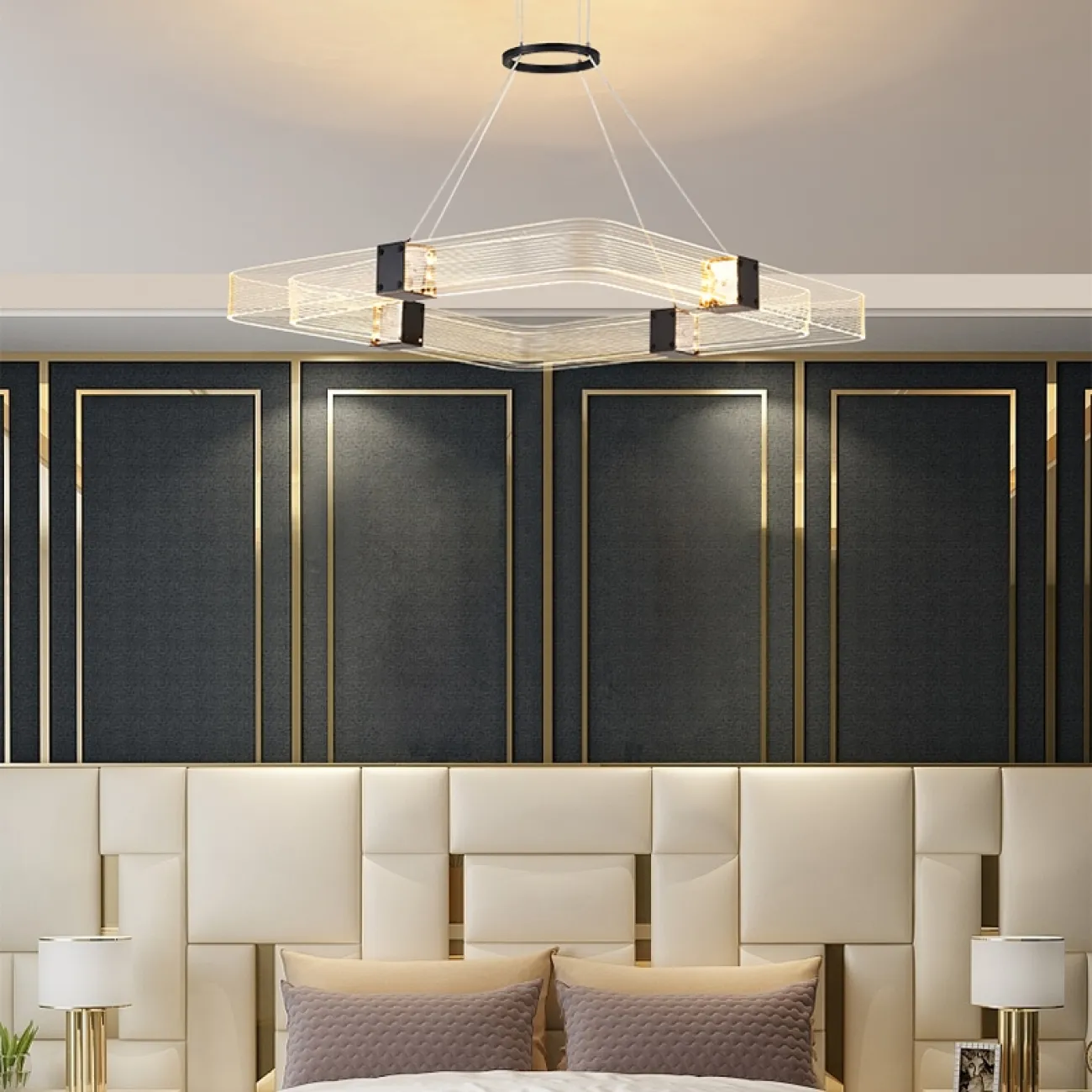 Люстра светодиодная SENSE POLYGON от ImperiumLoft