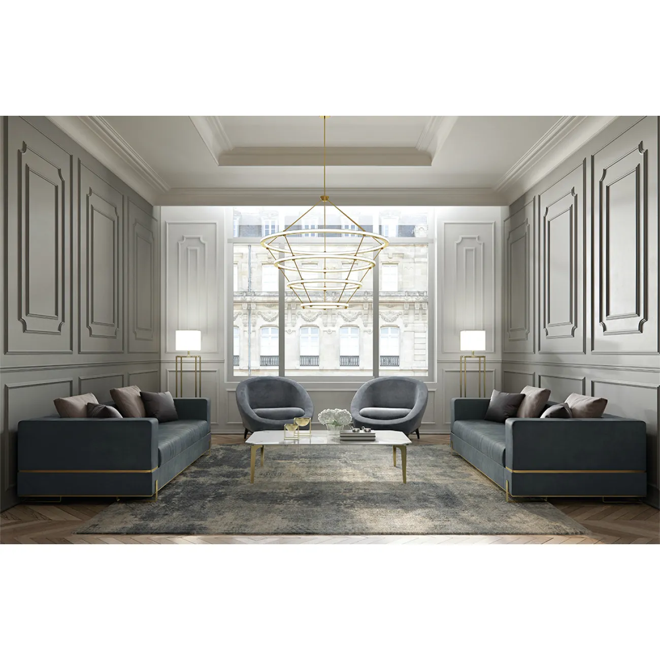 Дизайнерский журнальный столик LaLume-AP00253