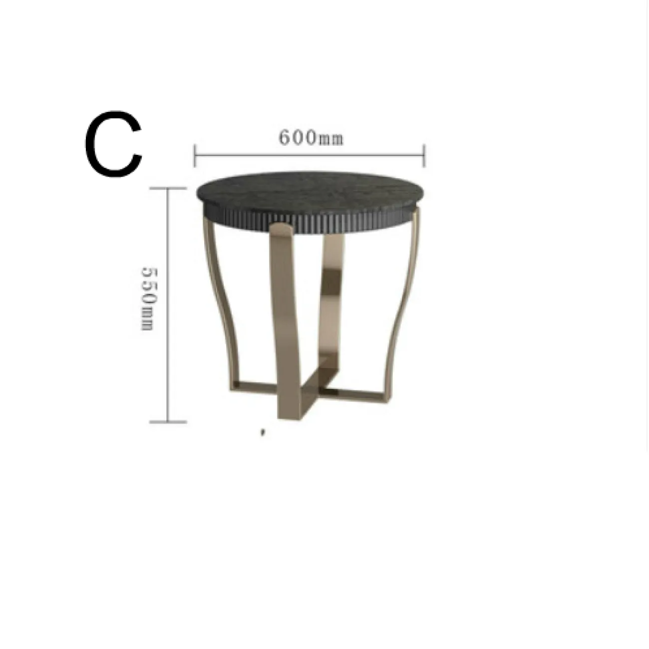 Дизайнерский журнальный столик LaLume-AP00253