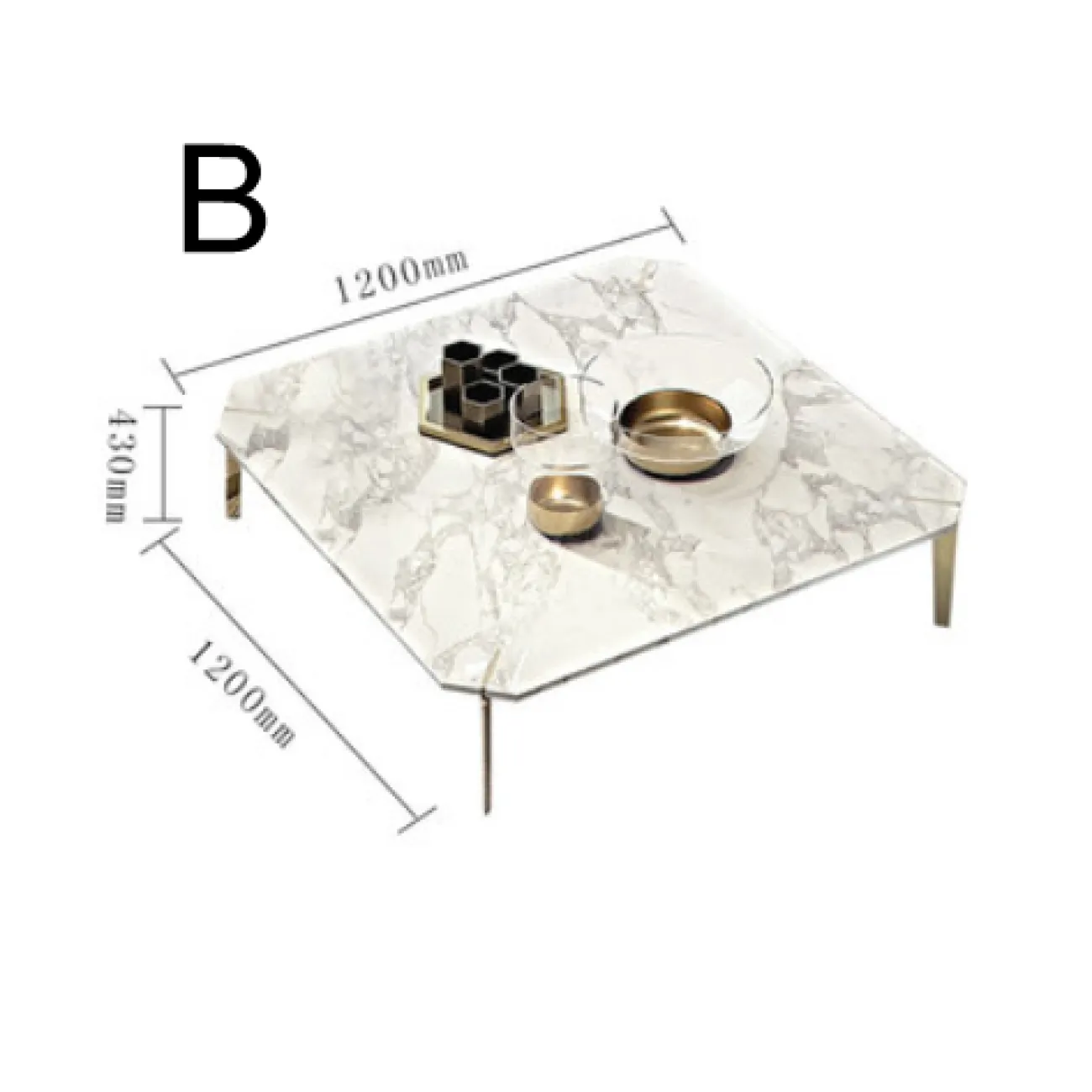 Дизайнерский журнальный столик LaLume-AP00253