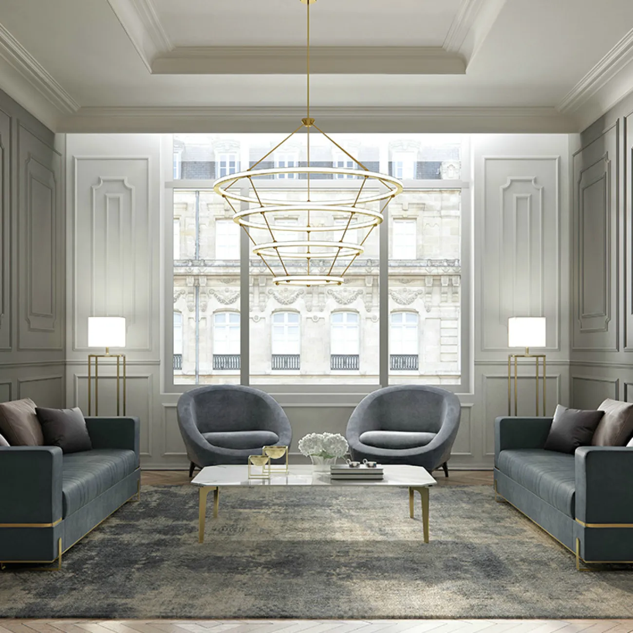 Дизайнерский журнальный столик LaLume-AP00253