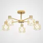Потолочная люстра CORF B3 Yellow 5 lamps от ImperiumLoft