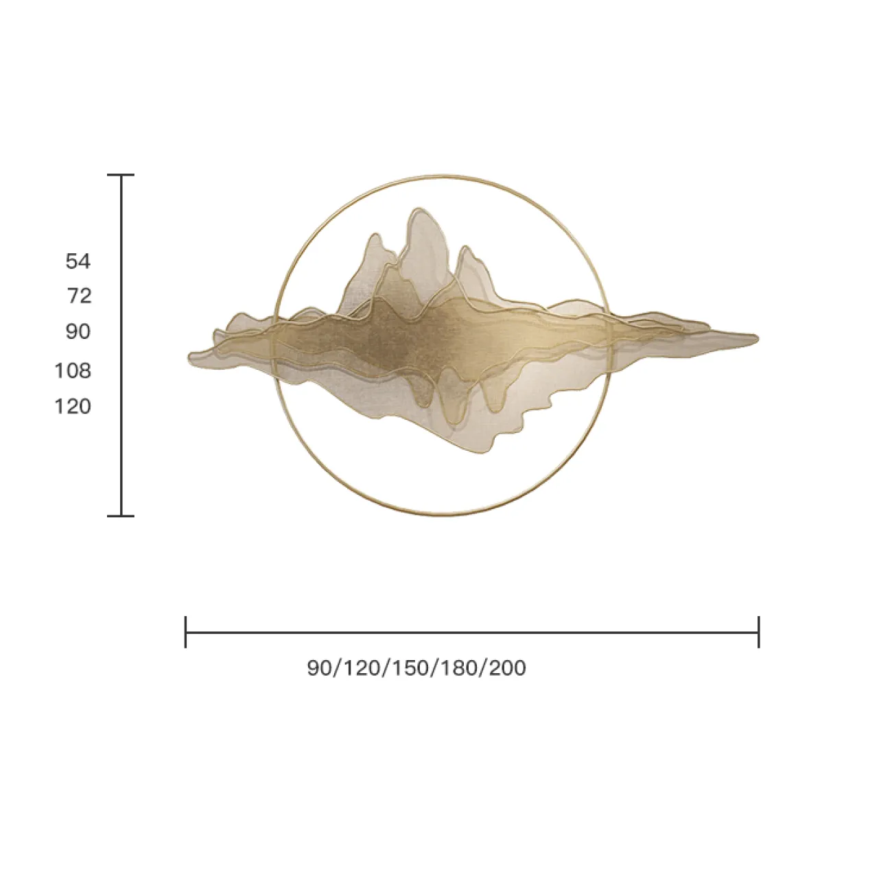 Дизайнерский настенный декор LaLume-KKK00224