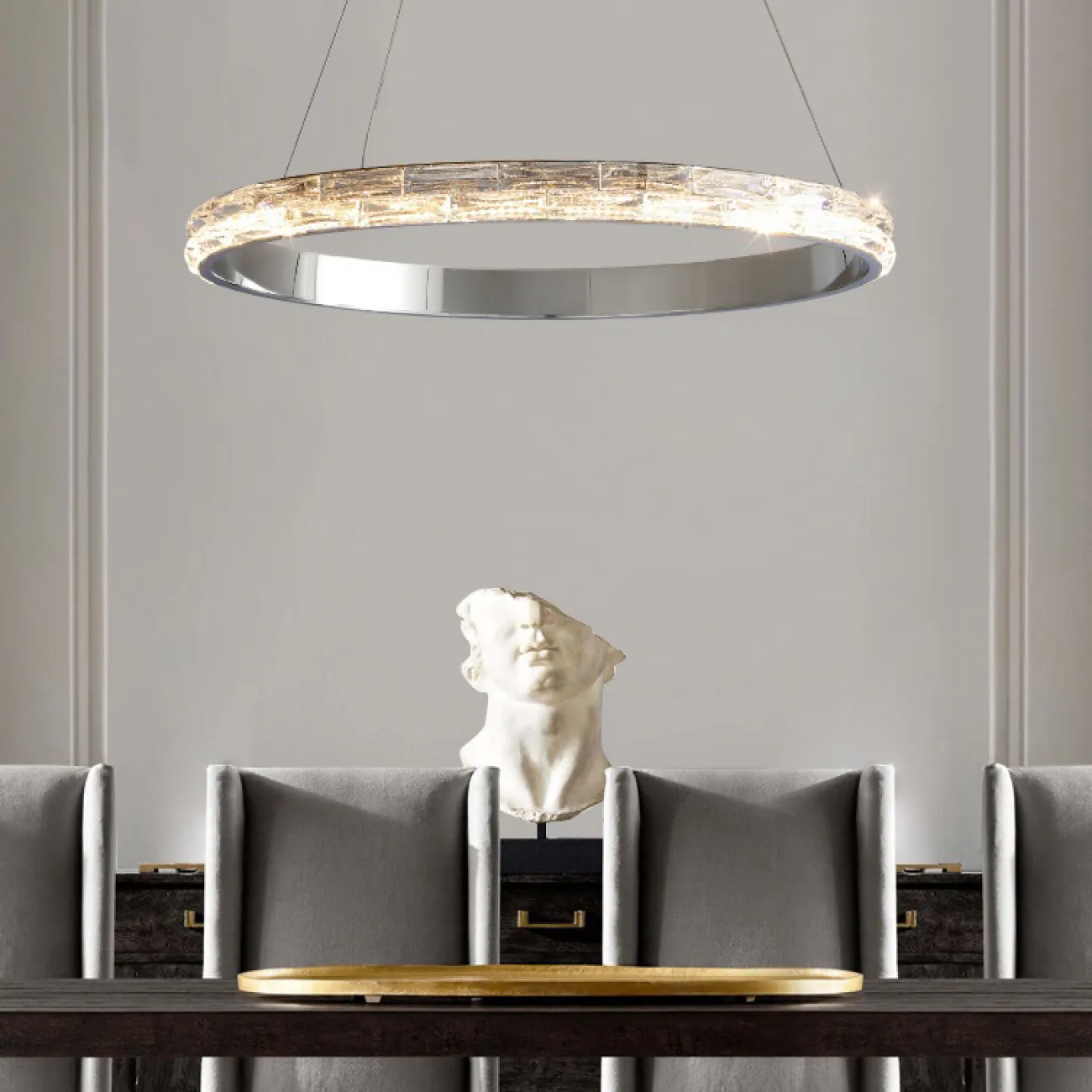 Подвесная люстра CAROLIN ONE D80 от ImperiumLoft Подвесная люстра CAROLIN ONE D80 от ImperiumLoft