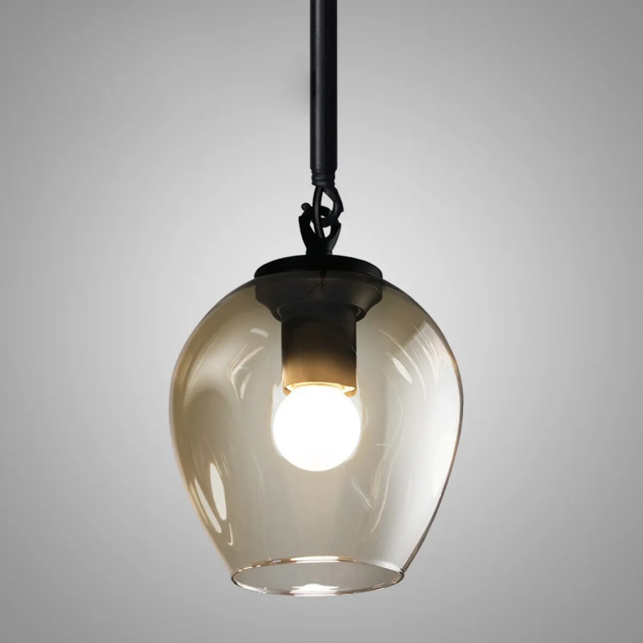 Подвесной светильник ADEL-ONE L2 Cognac Black от ImperiumLoft