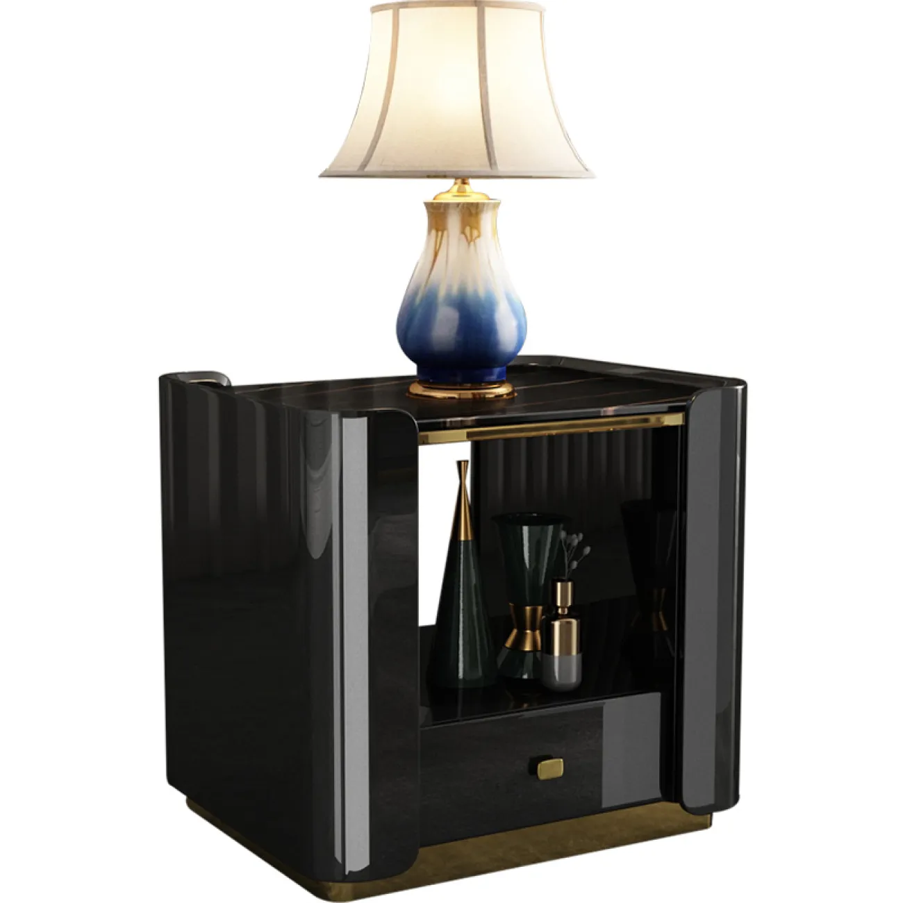 Дизайнерская прикроватная тумба LaLume-TT00108 Дизайнерская прикроватная тумба LaLume-TT00108