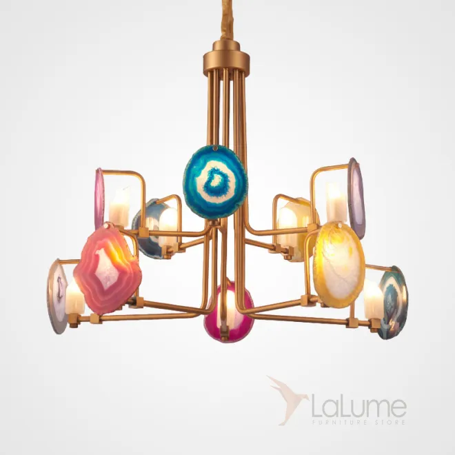 Подвесная люстра AGATE 5 L10 от ImperiumLoft