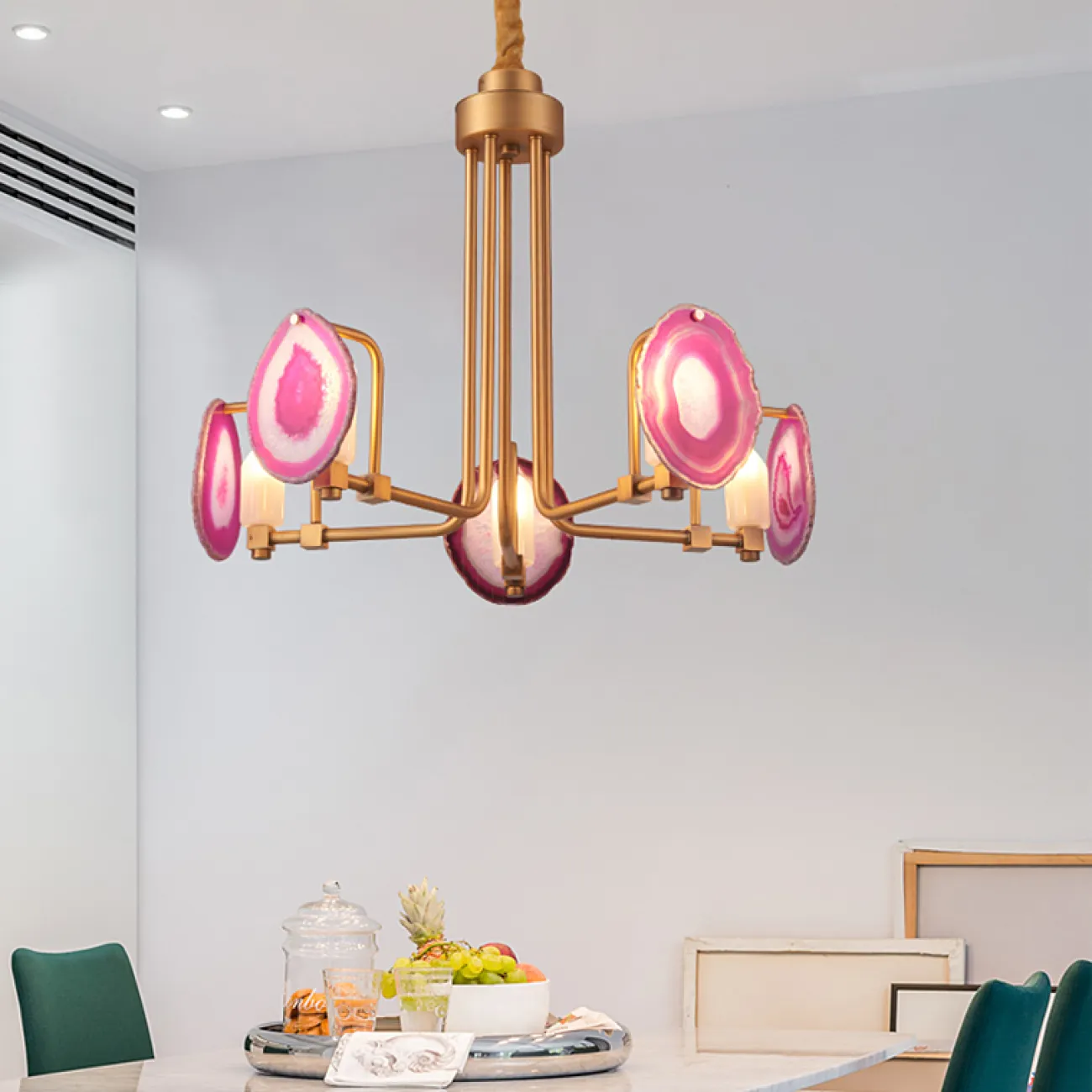 Подвесная люстра AGATE 5 L10 от ImperiumLoft