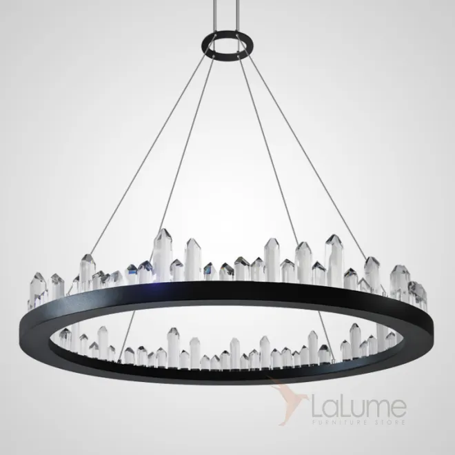 Люстра с кольцевым каркасом QUARTZ от ImperiumLoft