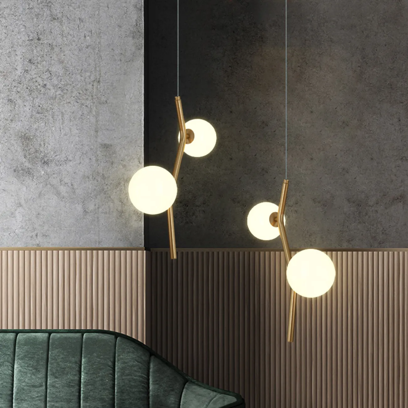 Подвесной светильник MATHIA 2 от ImperiumLoft