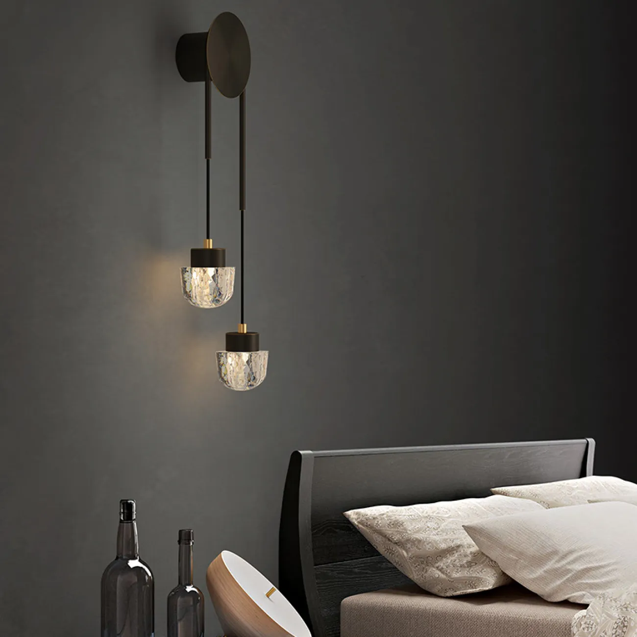 Настенный светильник LYKKE Brass от ImperiumLoft