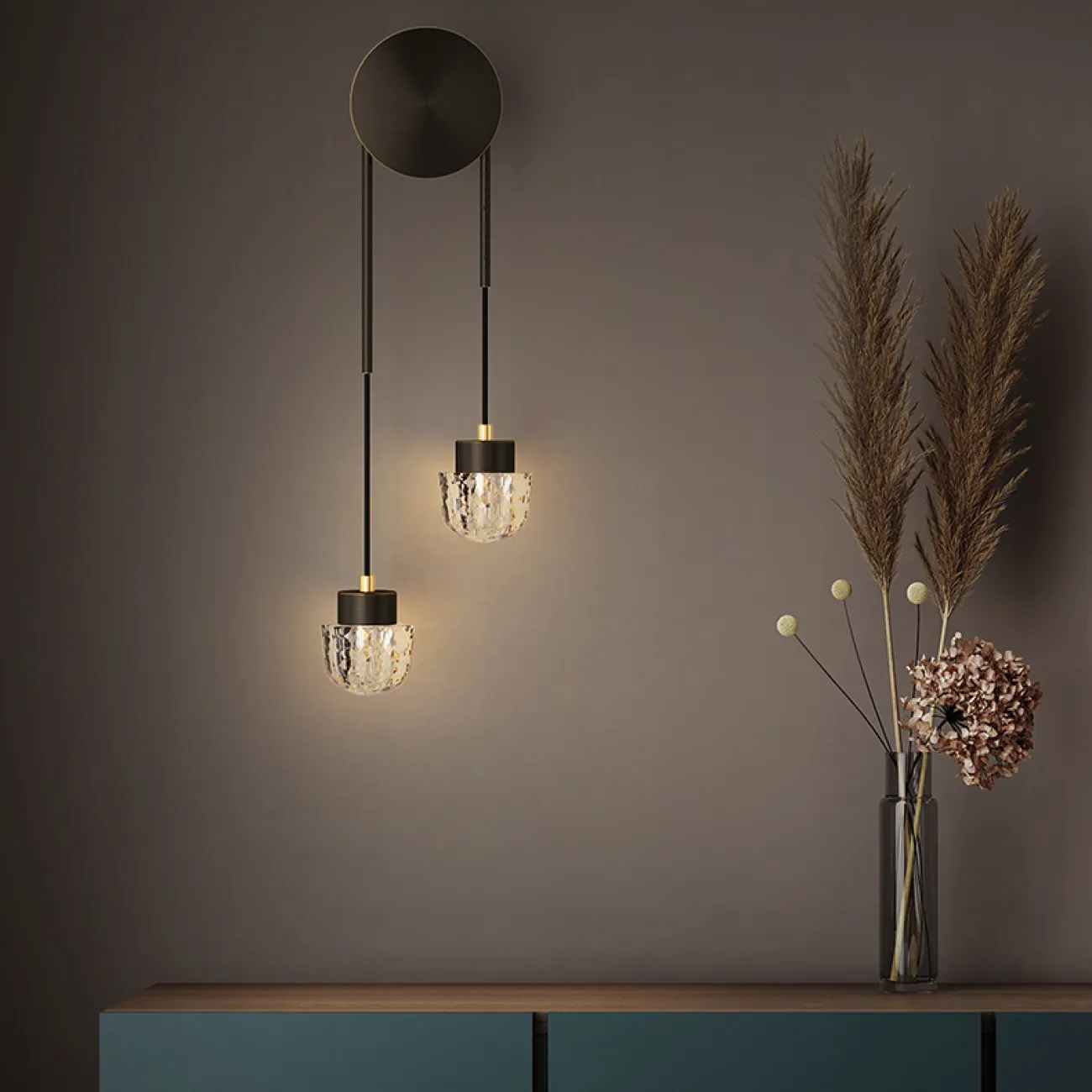 Настенный светильник LYKKE Brass от ImperiumLoft