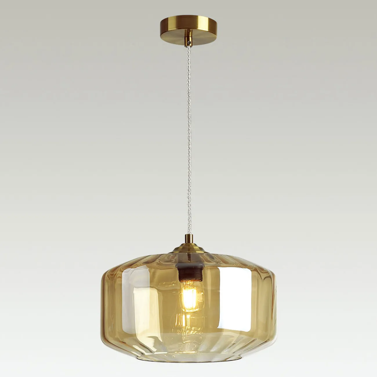 Подвесной светильник HARZARD ONE amber от ImperiumLoft