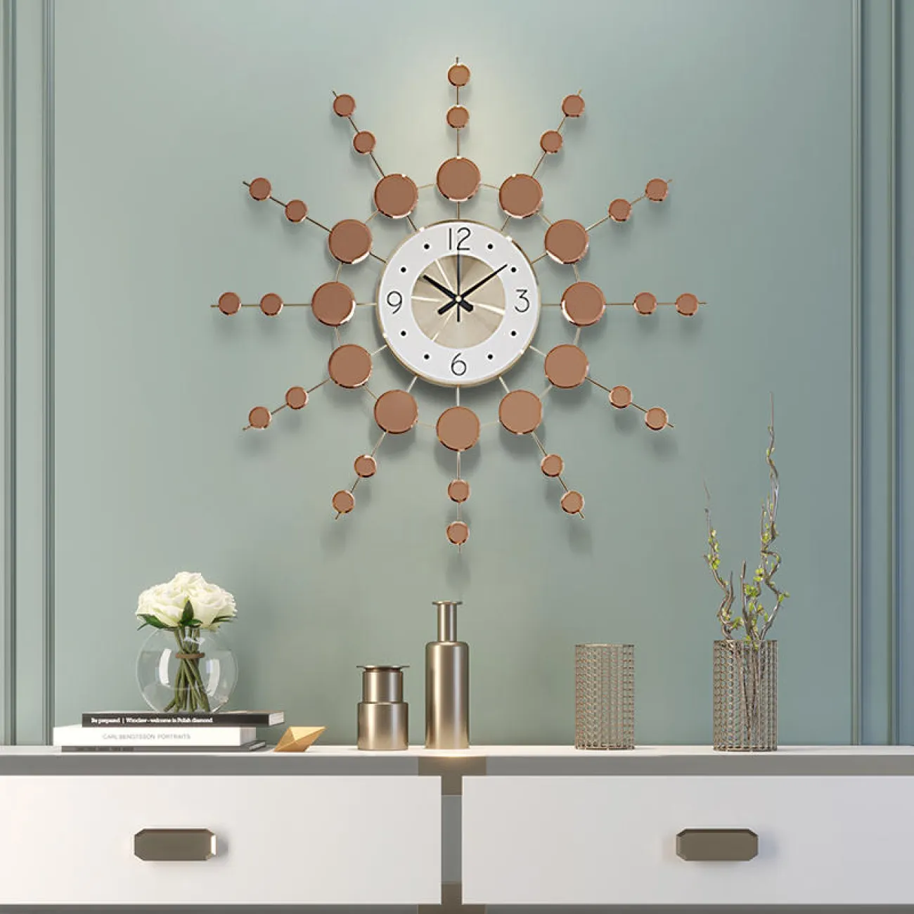 Дизайнерский настенный декор часы LaLume-KKK00361