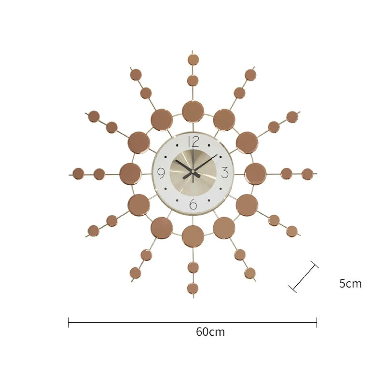 Дизайнерский настенный декор часы LaLume-KKK00361